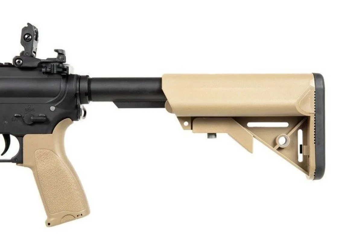 Specna Arms RRA SA-E05 EDGE Carbine mit ASR Mosfet Black/Tan AEG 0,5 Joule